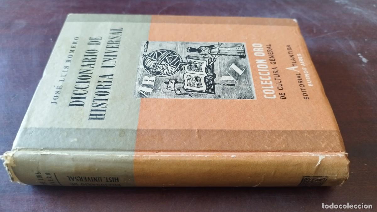 Libros de segunda mano: DICCIONARIO DE HISTORIA UNIVERSAL / JOSE LUIS ROMERO / CJA 602 / ATLANTIDA