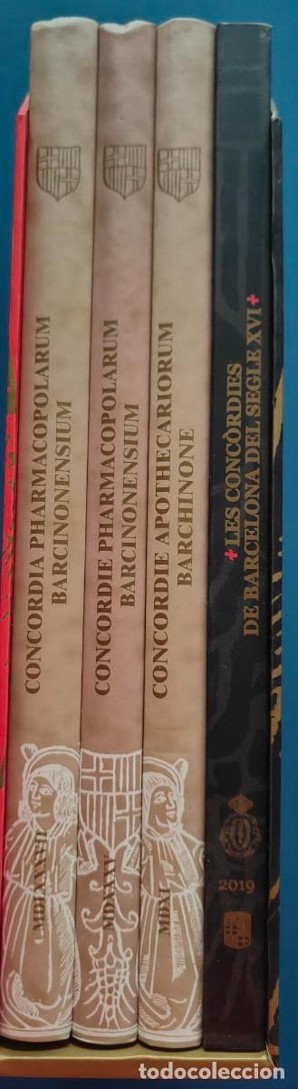 Libros de segunda mano: 2019. OBRA MONUMENTAL. LES CONC&Ograve;RDIES DELS APOTECARIS DE BARCELONA DEL SEGLE XVI. 4 TOMOS.