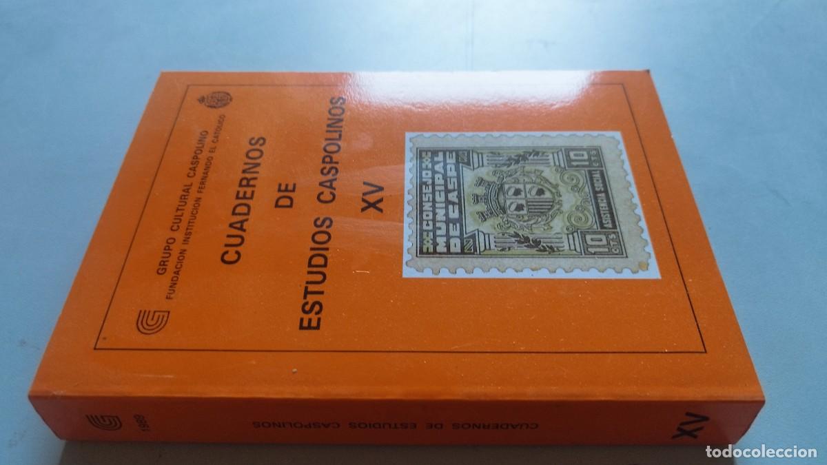 Libros de segunda mano: CUADERNOS DE ESTUDIOS CASPOLINOS XV / CASPE-ZARAGOZA / GRAVOL 22 /