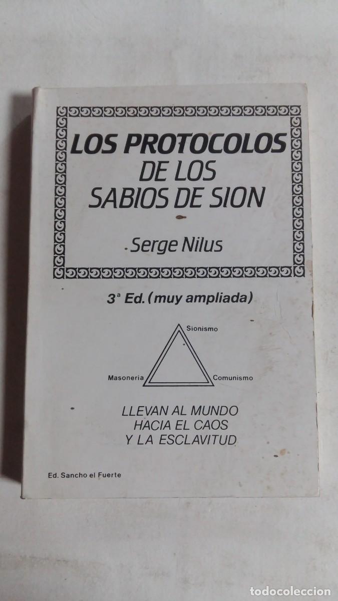 Libros de segunda mano: Los Protocolos de los Sabios de Sion, Serge Nilus, Ed. Sancho el Fuerte