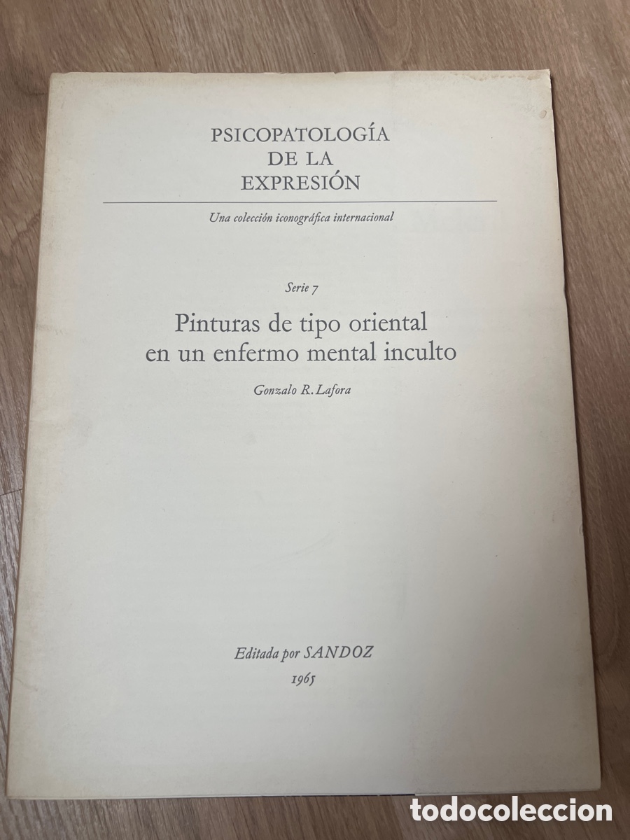Libros de segunda mano: Psicopatolog&iacute;a de la expresi&oacute;n. Una colecci&oacute;n iconogr&aacute;fica int. Serie 7 pinturas de tipo oriental