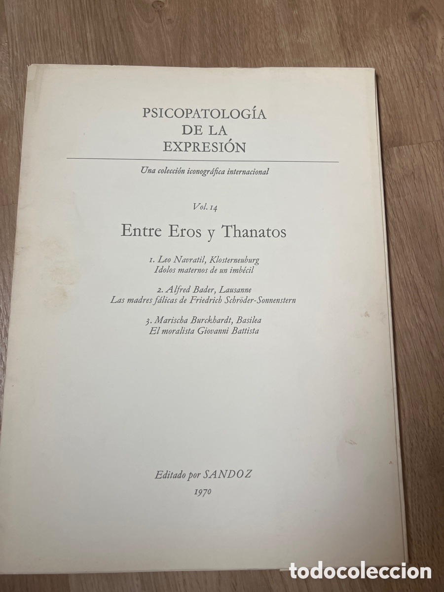 Libros de segunda mano: Psicopatologia de la expresion. Entre Eros y Thanatos (Volumen 14) -