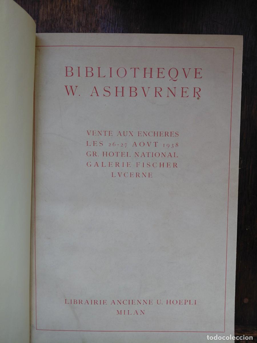 Libros de segunda mano: Manuscrits et incunables livres a figures relivres. Bibliotheque Ashburner.