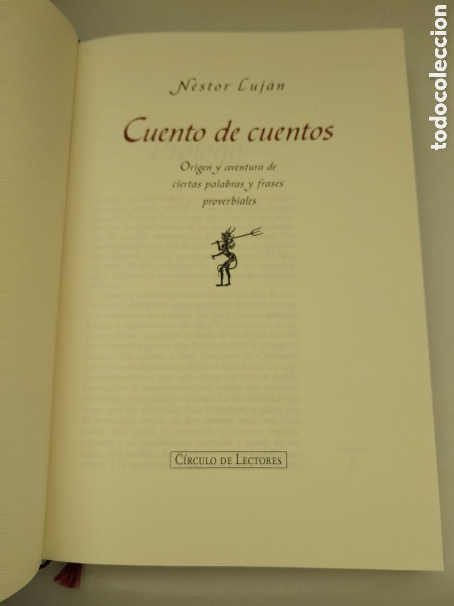 Libros de segunda mano: CUENTO DE CUENTOS/NESTOR LUJAN - Foto 2