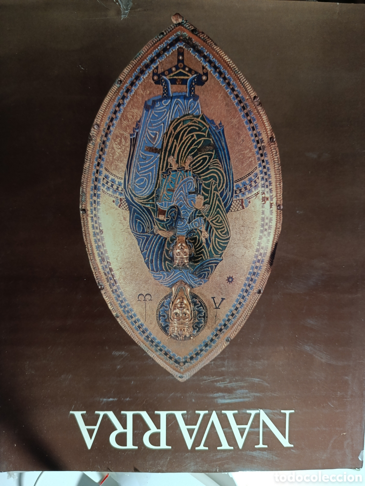 Libros de segunda mano: Navarra &ndash; Tierras de Espa&ntilde;a &ndash; Libro de arte, historia y patrimonio &ndash; Gran formato