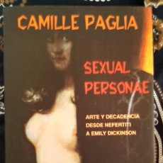 Libros: SEXUAL PERSONAE. - CAMILLE PAGLIA. VALDEMAR, 2006. NUEVO. SIN LEER.. Lote 399911519