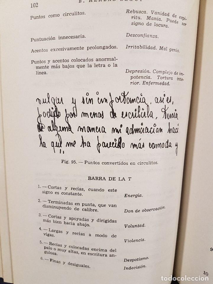 Libros: GRAFOLOG&Iacute;A. PROF.B.HERB&Aacute;S SEGU&Iacute; - Foto 3