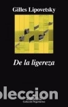 Libros: De la ligereza - Gilles Lipovetsky - Foto 1