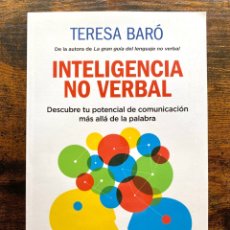 Libros: INTELIGENCIA NO VERBAL. TERESA BARÓ. Lote 323318973
