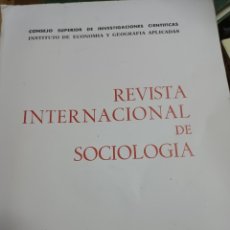 Libros: BARIBOOK 136 REVISTA INTERNACIONAL DE SOCIOLOGÍA VOLUMEN 45 FASCÍCULO 1 1987. Lote 402491144