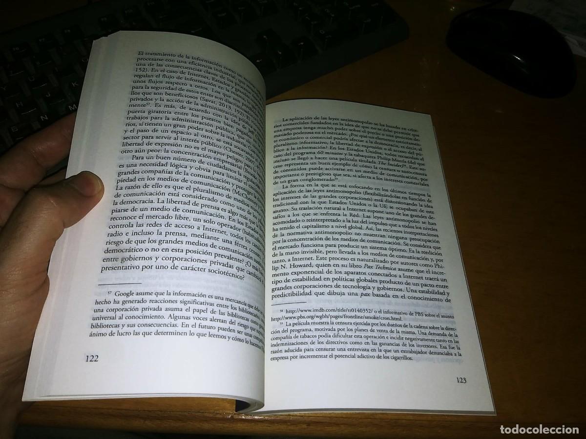 Libros: Libro: PODER E INTERNET: UN AN&Aacute;LISIS CR&Iacute;TICO DE LA RED - Foto 5