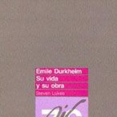Libros: ÉMILE DURKHEIM - LUKES, STEVEN