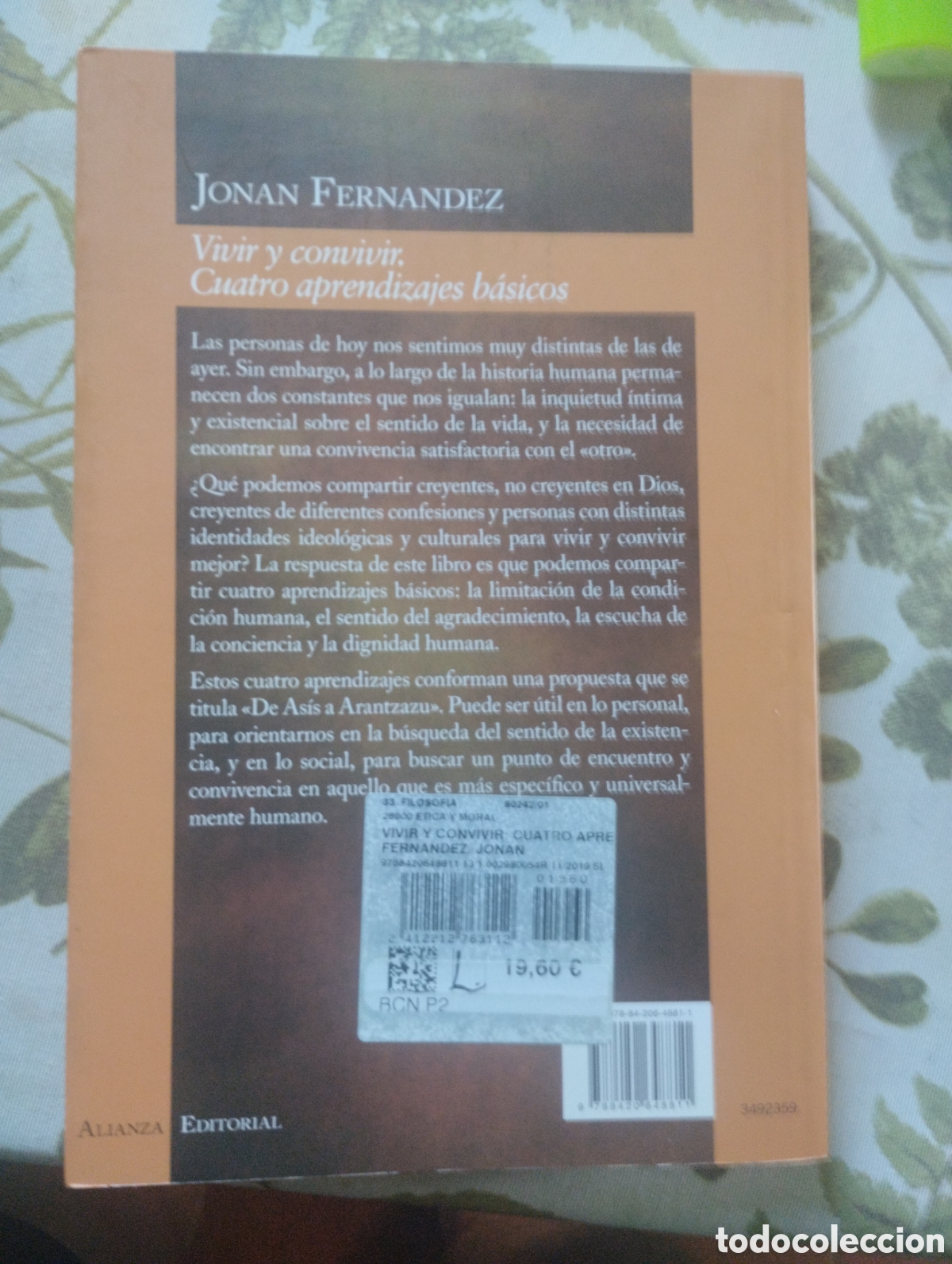 Libros: VIVIR Y CONVIVIR. CUATRO APRENDIZAJES B&Aacute;SICOS. - Foto 2