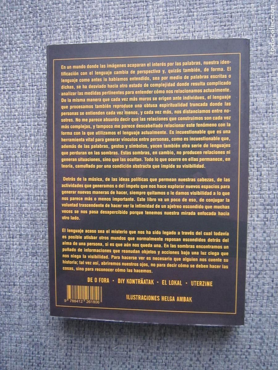 Libros: LIBRO - EL LENGUAJE DE LAS SOMBRAS (AMPARO MGM) - 2020 - Foto 2