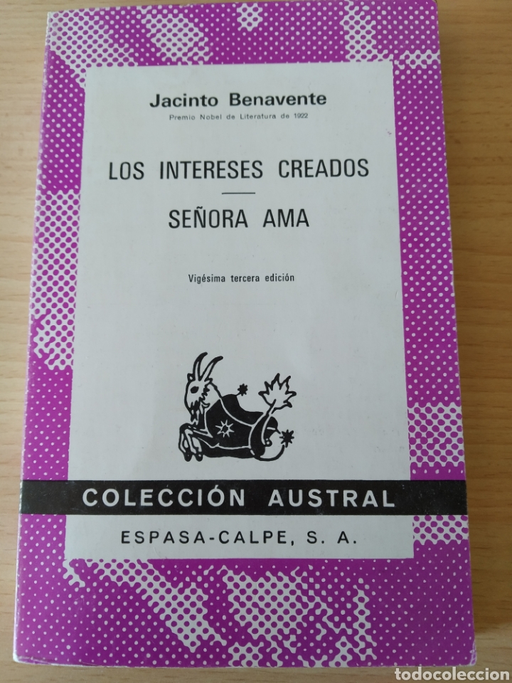 Libros: Los intereses creados/ Se&ntilde;ora Ama. Nuevo - Foto 1