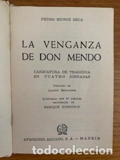 Libros: Pedro Mu&ntilde;oz Seca La venganza de Don Mendo - Foto 2