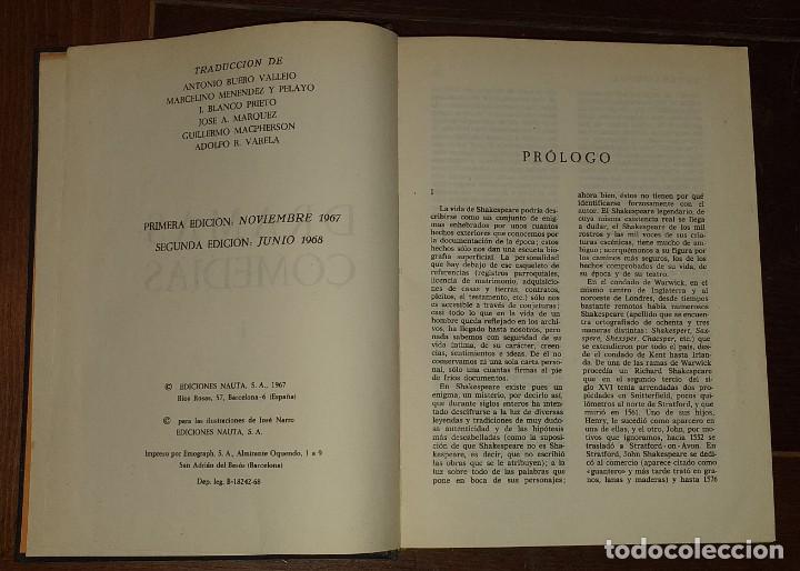 Libros: Dramas. Comedias. Tomo I: Hamlet, El rey Lear, El mercader de Venecia, Otelo, Macbeth, Las alegres c - Foto 3