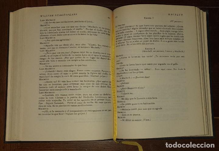 Libros: Dramas. Comedias. Tomo I: Hamlet, El rey Lear, El mercader de Venecia, Otelo, Macbeth, Las alegres c - Foto 5