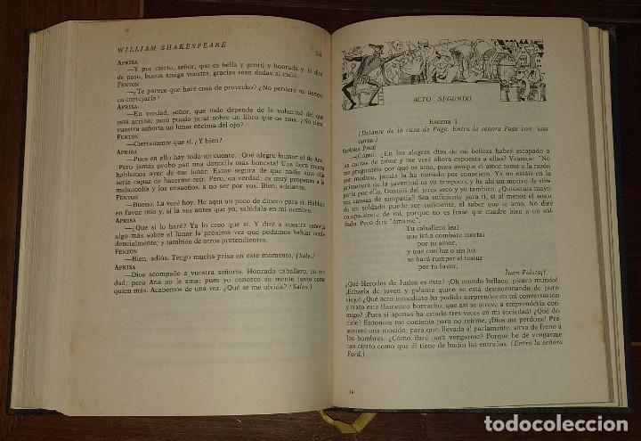 Libros: Dramas. Comedias. Tomo I: Hamlet, El rey Lear, El mercader de Venecia, Otelo, Macbeth, Las alegres c - Foto 6