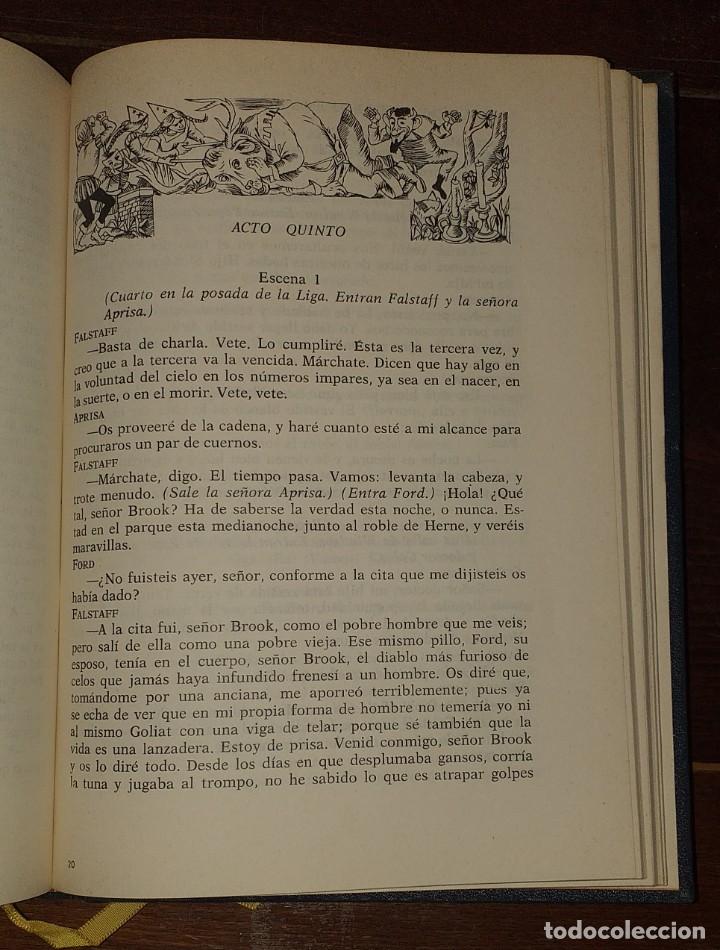 Libros: Dramas. Comedias. Tomo I: Hamlet, El rey Lear, El mercader de Venecia, Otelo, Macbeth, Las alegres c - Foto 7