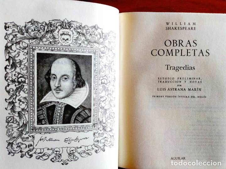 Libros: SHAKESPEARE - TRAGEDIAS COMPLETAS - AGUILAR - NUEVO - Foto 1
