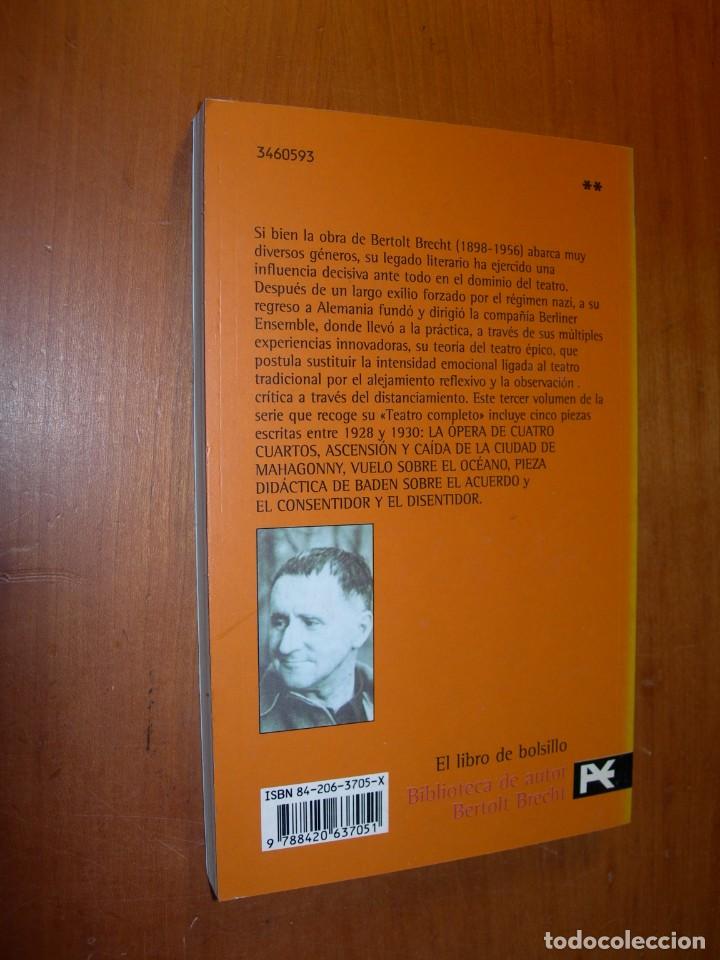 Libros: TEATRO COMPLETO 3 / BERTOLT BRECHT - Foto 2