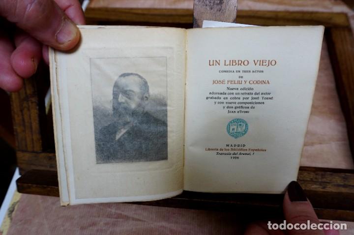 Libros: feliu y codina jose. un libro viejo.comedia en 3 actos. - Foto 2