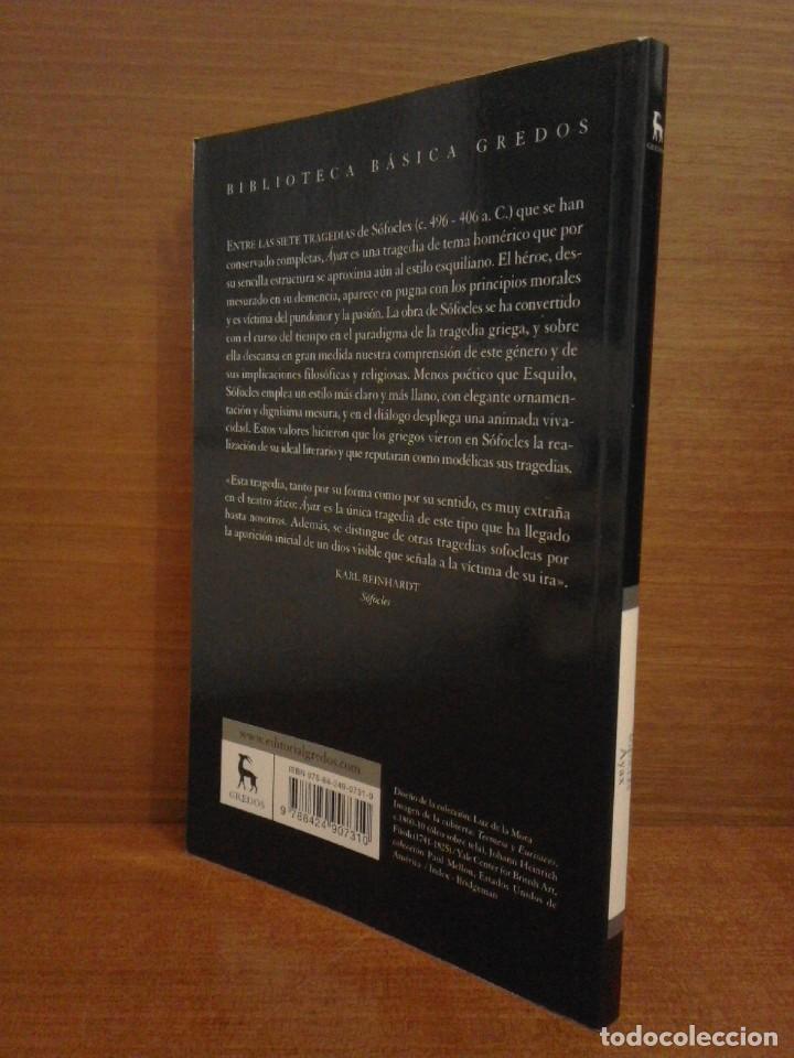 Libros: Sófocles - Áyax - Biblioteca Básica Gredos 2010 (1ª Edición) - Foto 6 - 273628043