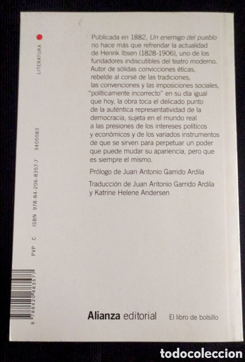 Libros: LA CASA DE MU&Ntilde;ECAS- HEDDA GABLER. HENRIK IBSEN - Foto 2