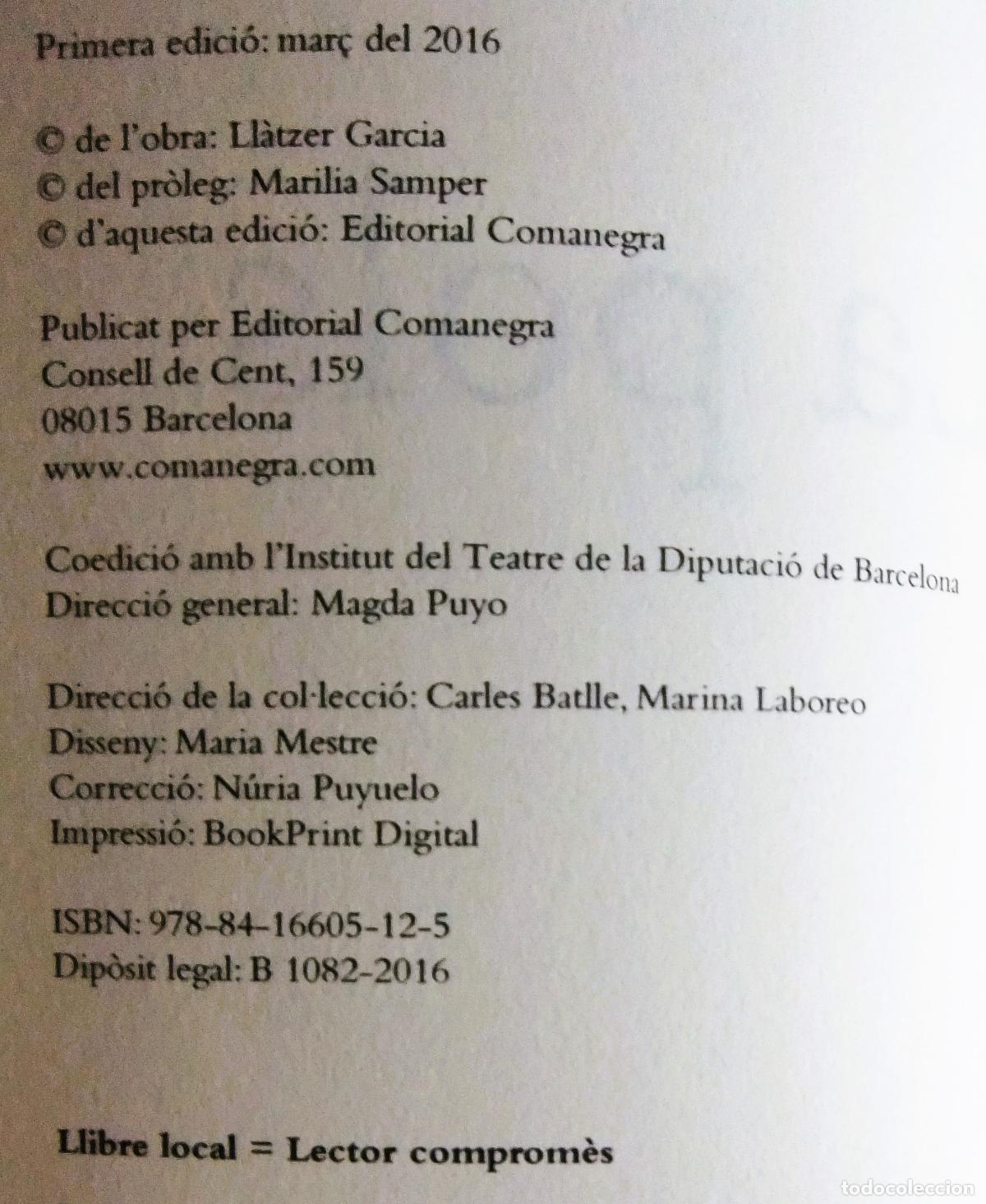 Libros: LA POLS de LLA`TZER GARCIA. ED. COMANEGRA 2016 - Foto 4