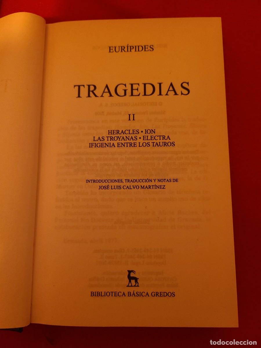 Libros: Tragedias II. Eur&iacute;pides. - Foto 2