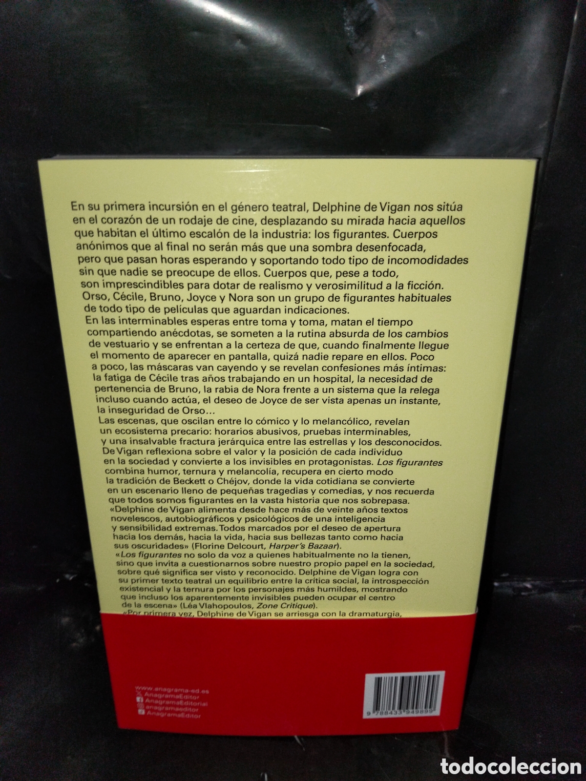 Libros: DELPHINE DEVIGAN. LOS FIGURANTES .ANAGRAMA - Foto 3