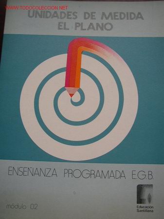 Libros de segunda mano: UNIDADES DE MEDIDAS--EL PLANO-ENSE&Ntilde;ANZA PROGRAMADA E.G.B..--M&Oacute;DULO 02.-EDUCACI&Oacute;N SANTILLANA.-1974.