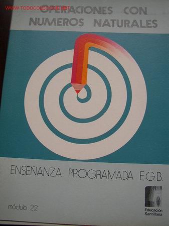 Libros de segunda mano: OPERACIONES CON N&Uacute;MEROS NATURALES-ENSE&Ntilde;ANZA PROGRAMADA E.G.B.-M&Oacute;DULO 22.-EDUCACI&Oacute;N SANTILLANA.-1974. - Foto 1