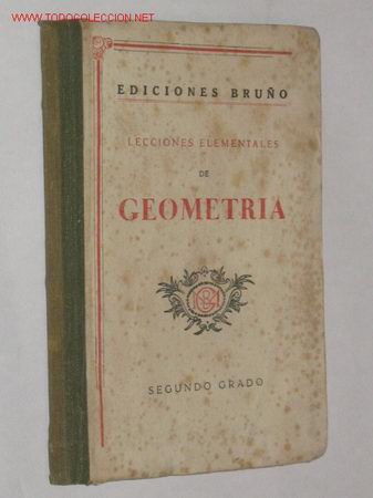 Libros de segunda mano: Lecciones elementales de Geometr&iacute;a, de Ediciones Bru&ntilde;o 1952 - Foto 1