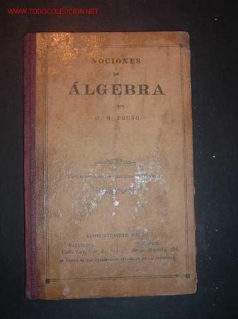 Libros de segunda mano: NOCIONES DE ALGEBRA POR G.M. BRU&Ntilde;O - Foto 1
