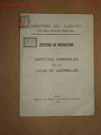 Livros em segunda m&atilde;o: Aspectos generales de la lucha de guerrilas, 1956