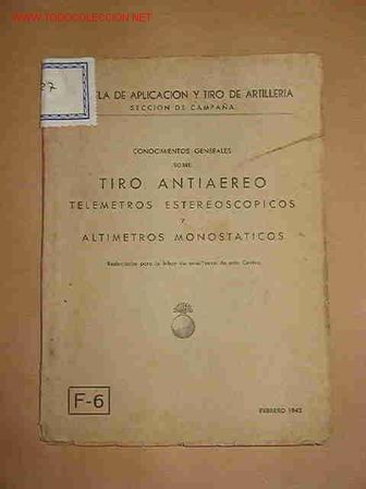 Gebrauchte B&uuml;cher: Conocimientos generales sobre tiro antia&eacute;reo