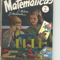 Libros de segunda mano: MATEMÁTICAS 2ª CURSO -ED .SM AÑO 1959-