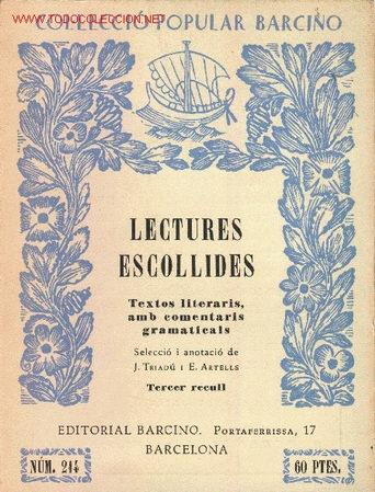 Libros de segunda mano: LECTURES ESCOLLIDES - Foto 1