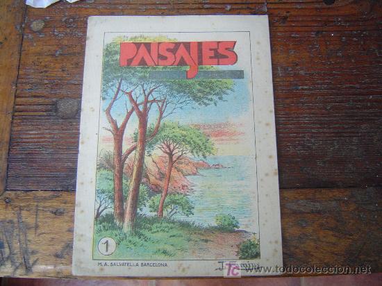 Second hand books: Cuaderno de dibujo PAISAJES N&ordm; 1