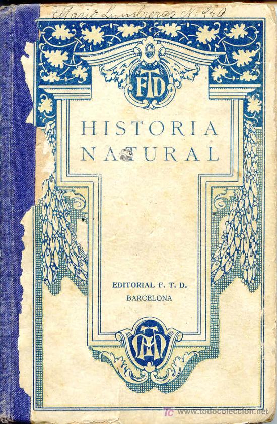 Libros de segunda mano: HISTORIA NATURAL. - Foto 1