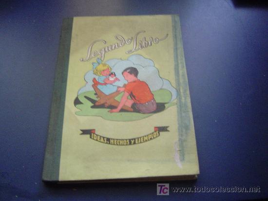 Libros de segunda mano: Antiguo libro de texto Segundo Libro. (Tapas de cart&oacute;n) - Foto 1
