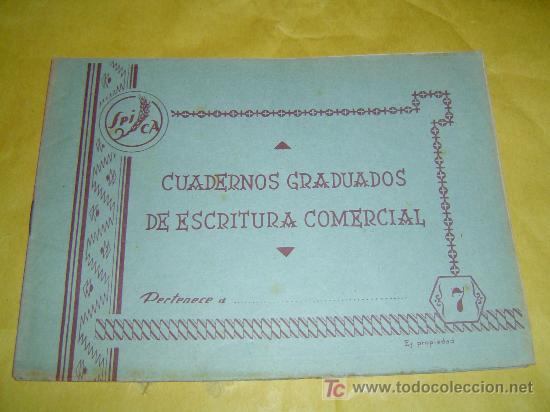 Libros de segunda mano: Cuadernos graduados de escritura comercial Spica - Foto 1