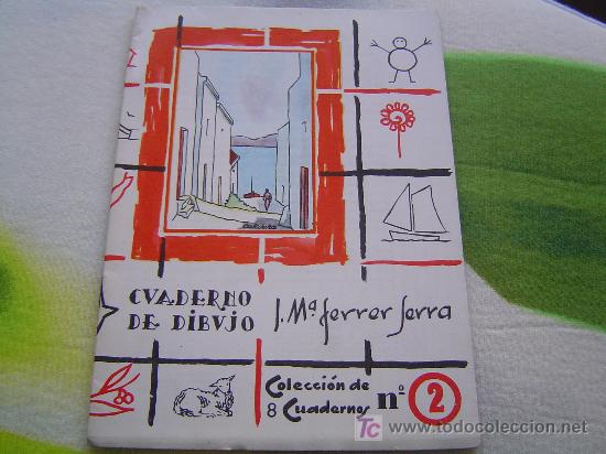 Second hand books: Cuaderno escuela de Dibujo J.M&ordf;: Ferrer Serra n&ordm;2 (SIN ESTRENAR)