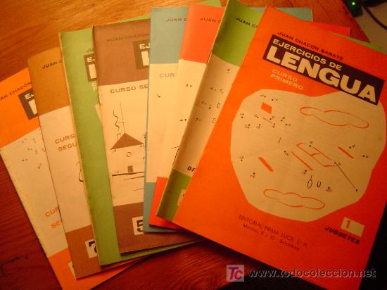 Livros em segunda m&atilde;o: 8 cuadernillos de ejercicios de lengua