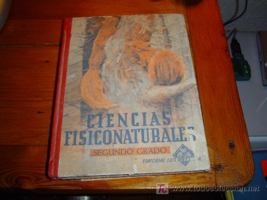 Libri di seconda mano: Antiguo libro de escuela CIENCIAS FISICONATURALES. ( Tapas cart&oacute;n )