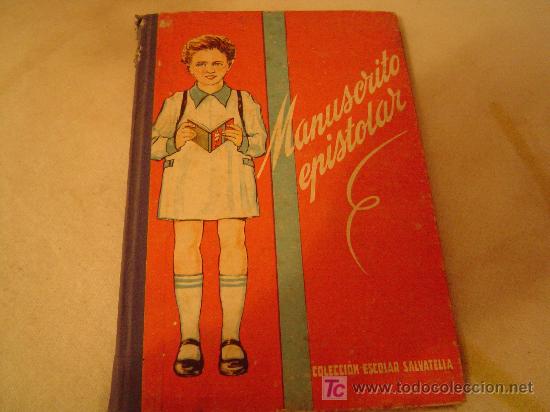 Libros de segunda mano: Libro Manuscrito episcopal  1952 colecci&oacute;n escolar Salvatella - Foto 1