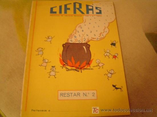 Libros de segunda mano: CUADERNO DE ESCUELA  Cifras restar n&ordm;2 - Foto 1