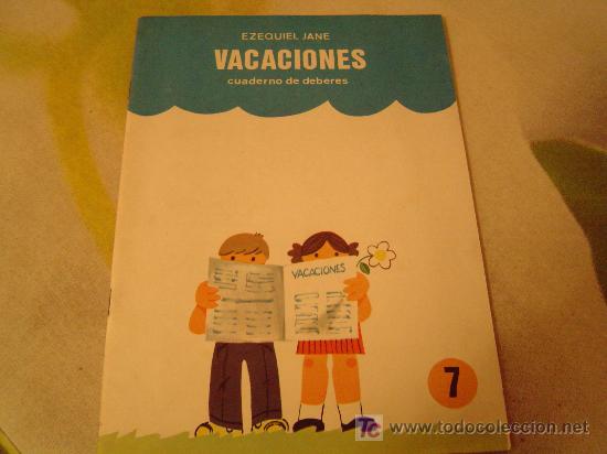 Second hand books: CUADERNO DE ESCUELA  Vacaciones cuaderno de deberes